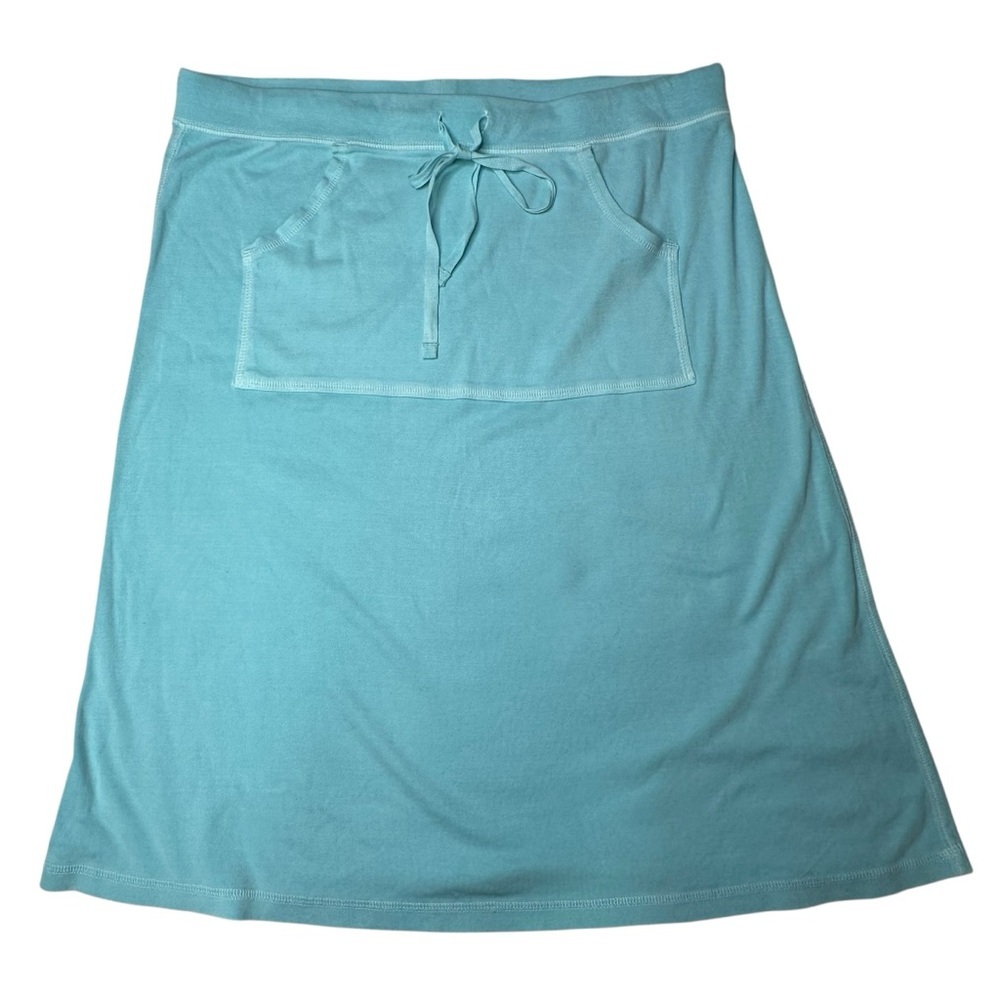 J. Crew Light Blue Skirt with Front Pocket Size M